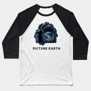 Picture Earth Baseball T-Shirt